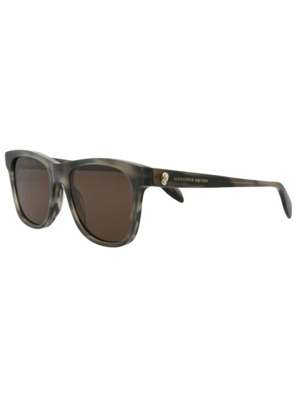 New Alexander McQueen Women's Sunglasses Square Rectangle Acetate Frame Unisex
